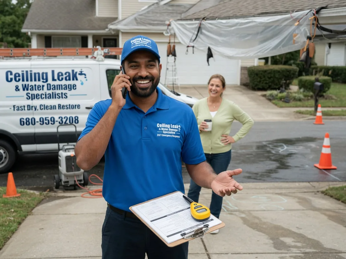 Ceiling Leak Cleanup Perrysburg, NY FAQs